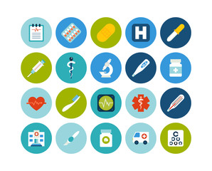 Flat icons set 18