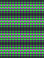 Moving Circles Optical Illusion Vector Seamless Pattern