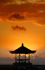 sunset in bali beach © NJ
