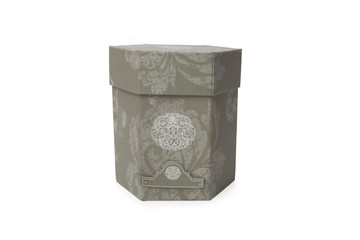 Package box isolated on white background