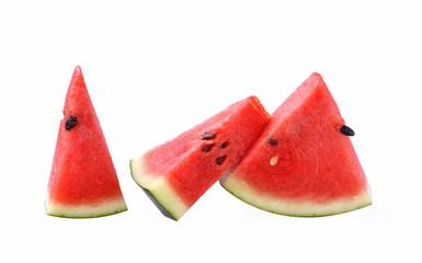 watermelon islice on white background