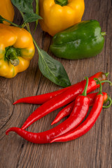 Colored bell peppers