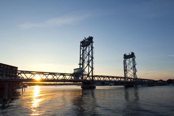 Fototapeta premium Portsmouth, New Hampshire Bridge