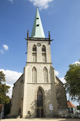 Fototapeta na wymiar Stadtkirche in Unna, NRW, Deutschland