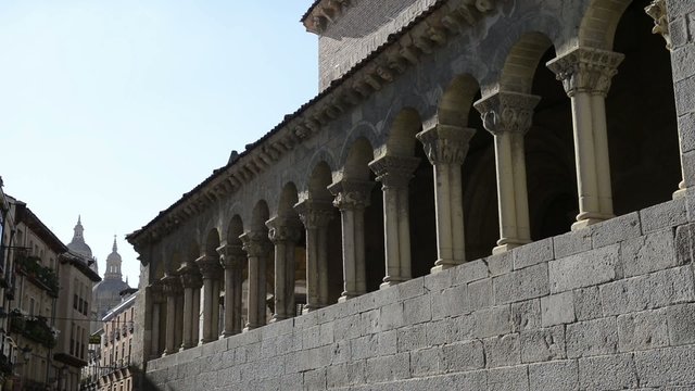 View of San Martin Church in Segovia, Spain