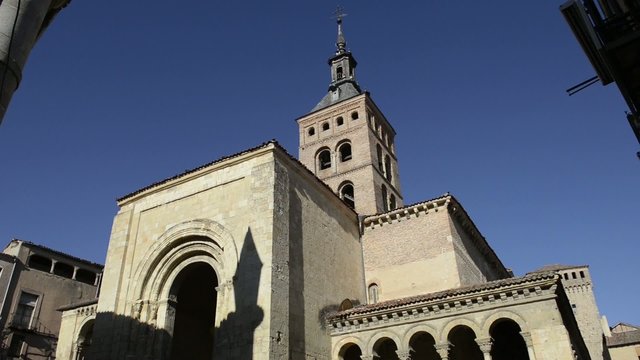 View of San Martin Church in Segovia, Spain