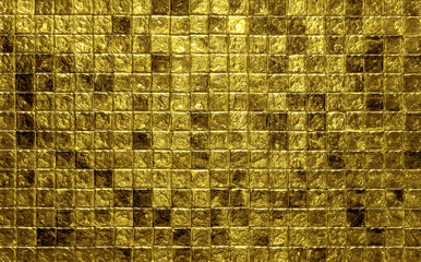 Golden mosaic background