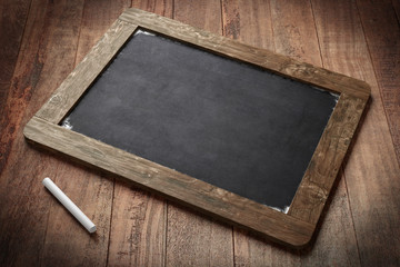 Blank old blackboard