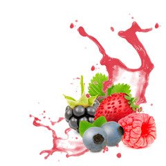 Forest fruit splash
