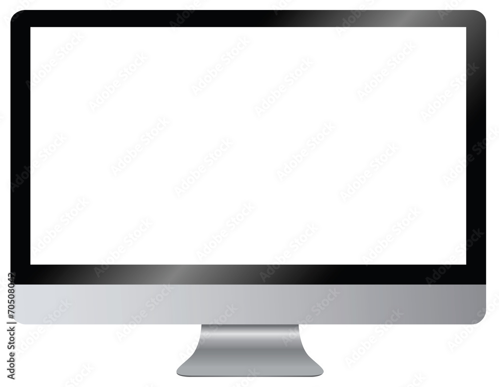 Aufkleber modern digital computer screen