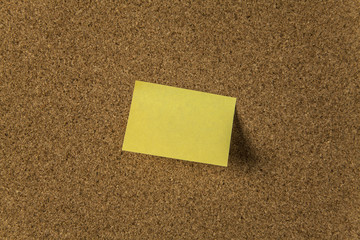 Yellow sticky note