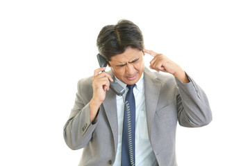 苦悩するビジネスマン