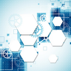 Abstract technological background