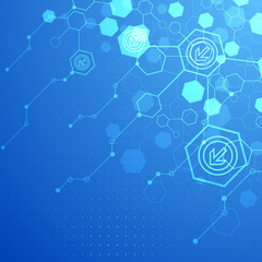 Abstract technology business background