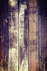 Colorful Old Wood Background - Dark Yellow