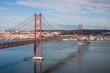 Bridge over Rio Tejo in Lisbon