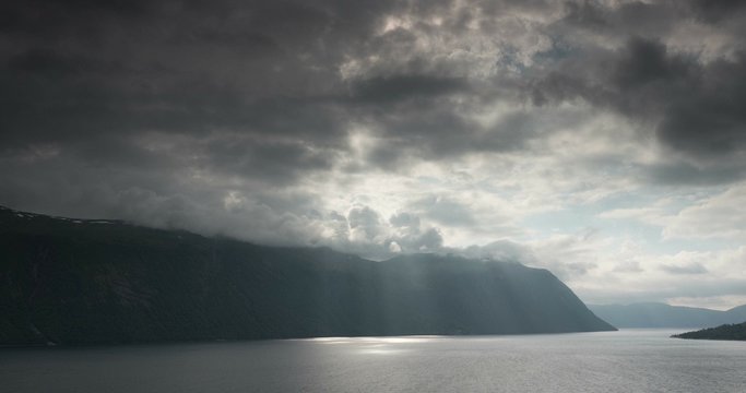 4K, Time Lapse of Eidsveg landscape, Norway