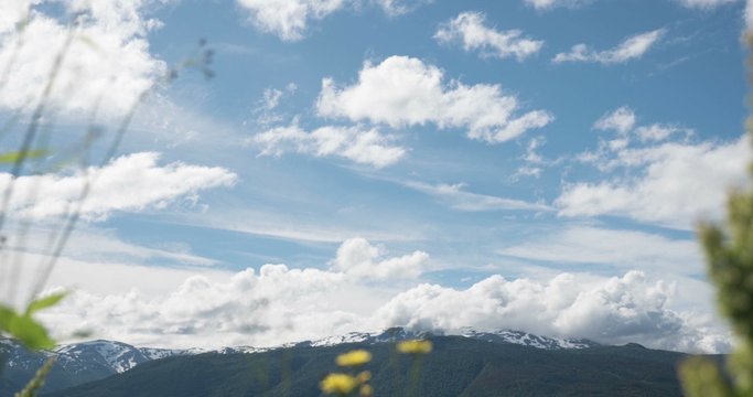 4K, Time Lapse of Ornevegen landscape, Norway