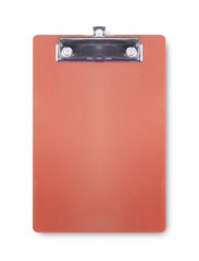 Red Plastic clipboard