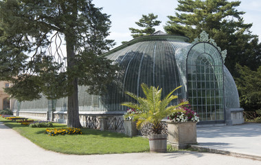 fantastic historic greenhouse Lednice Czech Republic Europe