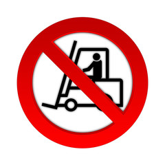 no forklift