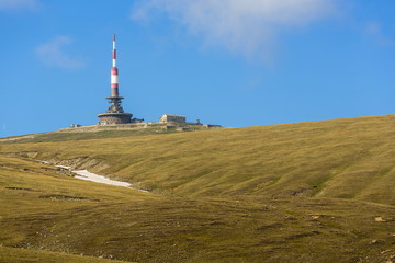 Radio telecommunications relay on Costila peak, Romania