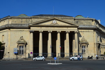 Fototapeta na wymiar L'ancien Palais de Justice de Caen (Calvados-Normandie)