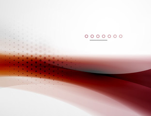 Business flowing wave