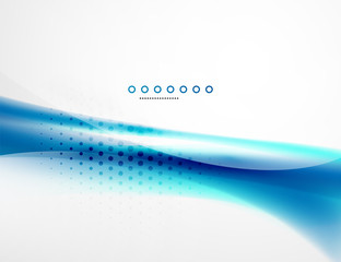 Business flowing wave