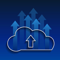 Upload cloud.Cloud hosting