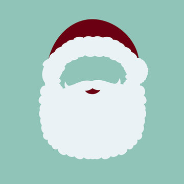 Santa Claus Mask, Add Face, Vector