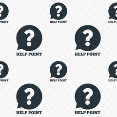 Help point sign icon. Question symbol.