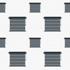 Louvers sign icon. Window blinds or jalousie.