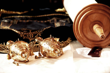 Torah scrolls