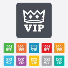 Vip sign icon. Membership symbol.