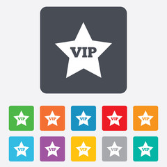 Vip sign icon. Membership symbol.