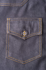 Jeans shirt close up