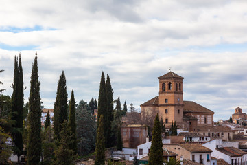 Fototapeta na wymiar Gypsy Hill (Sacromonte), Granada