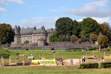 Fototapeta na wymiar Hippodrome de Pompadour (Corrèze)