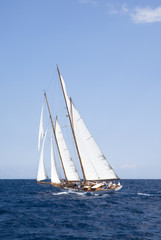 Vintage sailboat