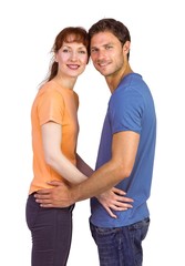 Fototapeta premium Couple looking at the camera