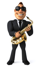 Naklejka premium Business man
