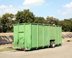 Container for agriculture on a pasture