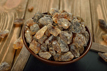 caramelized sugar in a bowl
