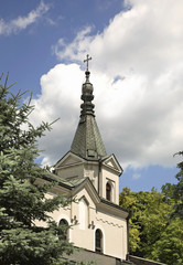 Fototapeta na wymiar Church of St. George in Bilgoraj. Poland