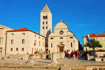 Naklejka premium Marienkirche in Zadar, Kroatien