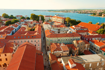 Blick über Zadar, Kroatien
