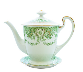 Porcelain teapot