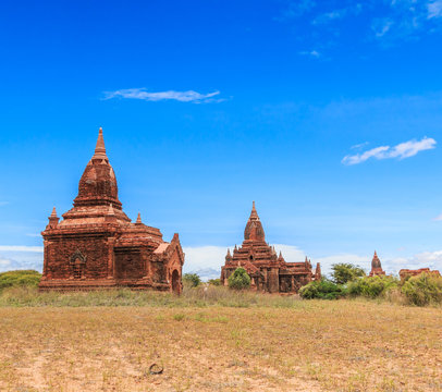 Ancient pagoda in Bagan of Myanmar 
