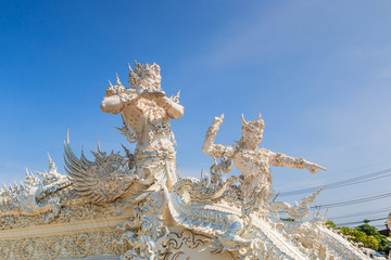 Fototapeta premium Wat Rong Khun in Chiangrai province of Thailand